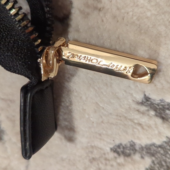 Betsey Johnson Quilted Leather Tote Bag, Black - Picture 4 of 8